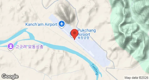 Map of Pukchang Airport