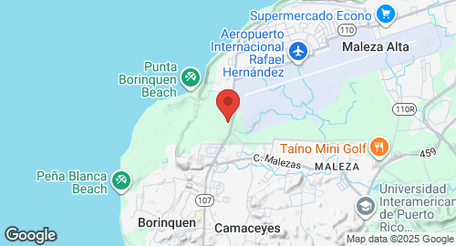 Mapa de Punta Borinquen Radar Station
