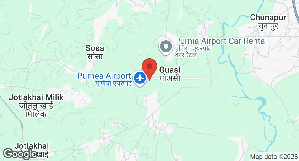 Map of Purnea AFS