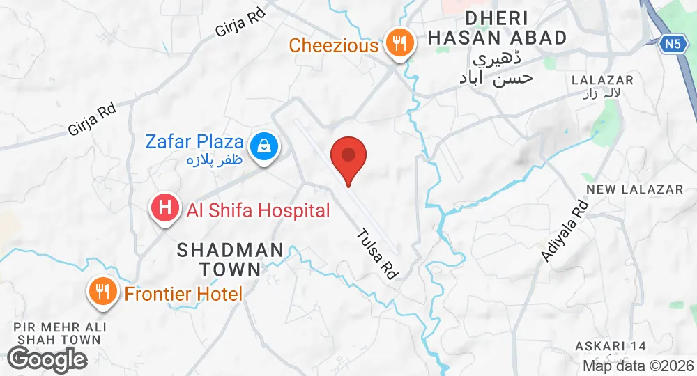 Map of Qasim Army Aviation Base