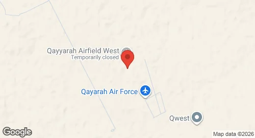 Map of Qayyarah Airfield West
