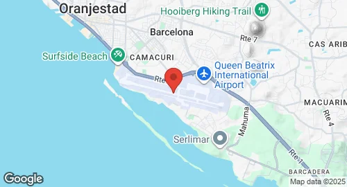 خريطة Queen Beatrix International Airport