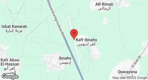 Map of Quwaysina Air Base