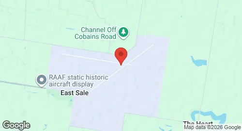 Map of RAAF Base East Sale
