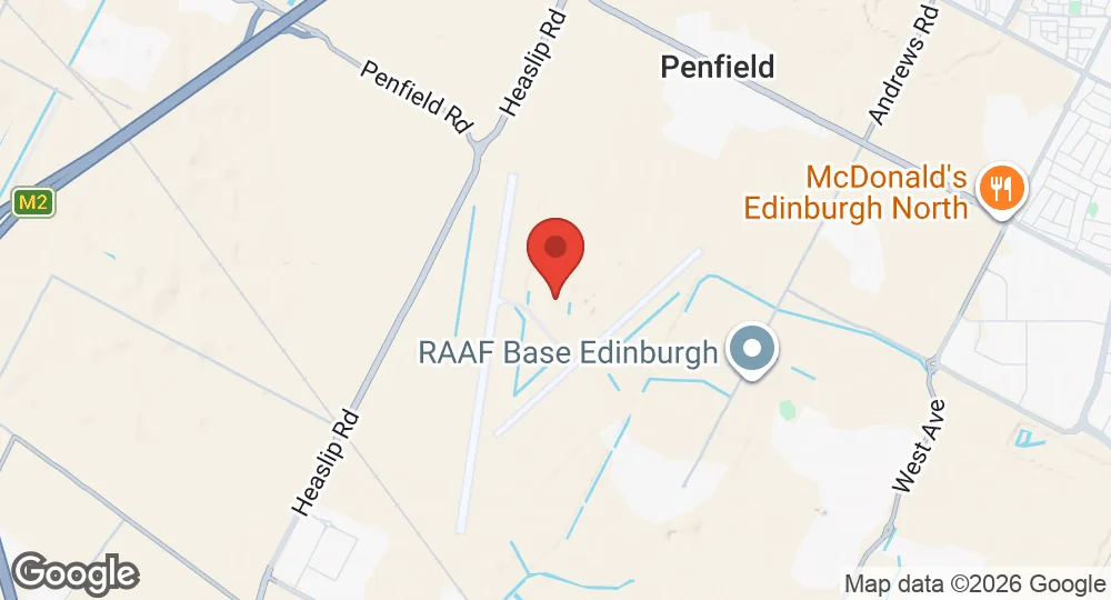 Map of RAAF Base Edinburgh