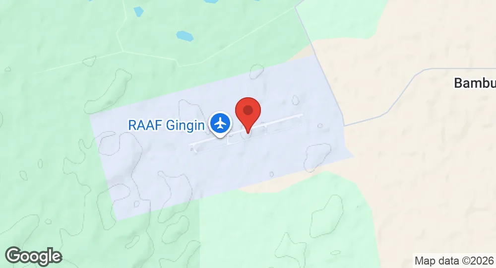 Map of RAAF Base Gingin