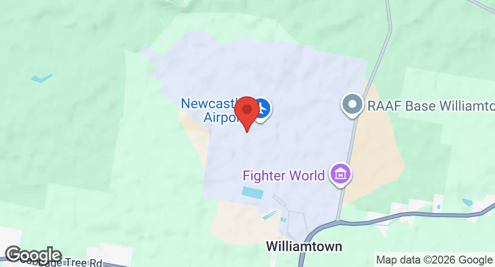 Map of RAAF Base Williamtown