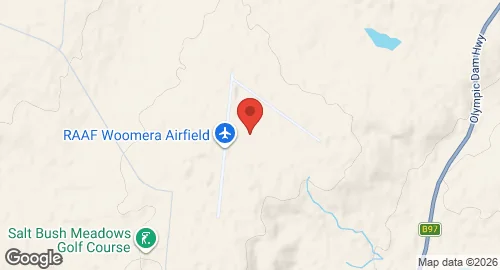 Map of RAAF Base Woomera