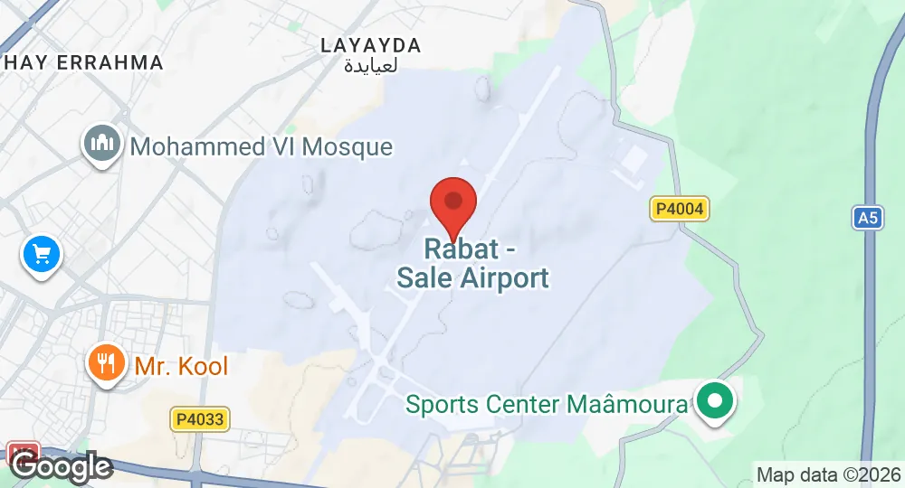 Map of Rabat-Salé Air Base
