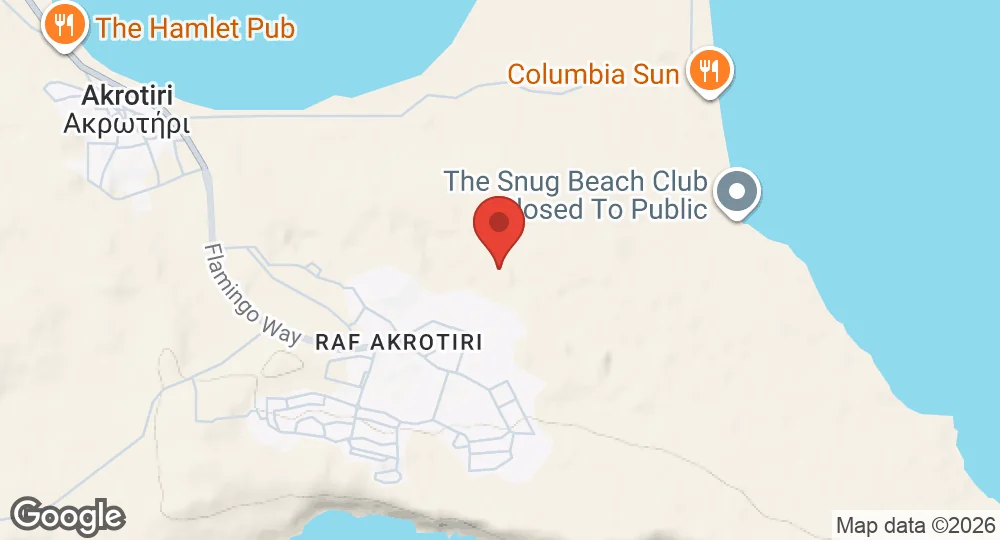 Map of RAF Akrotiri