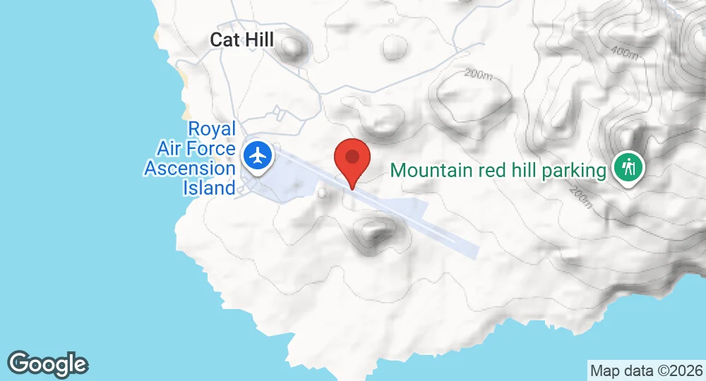Map of RAF Ascension Island