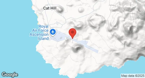 Mapa de RAF Ascension Island