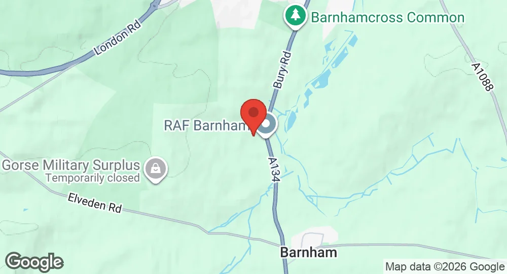 Map of RAF Barnham