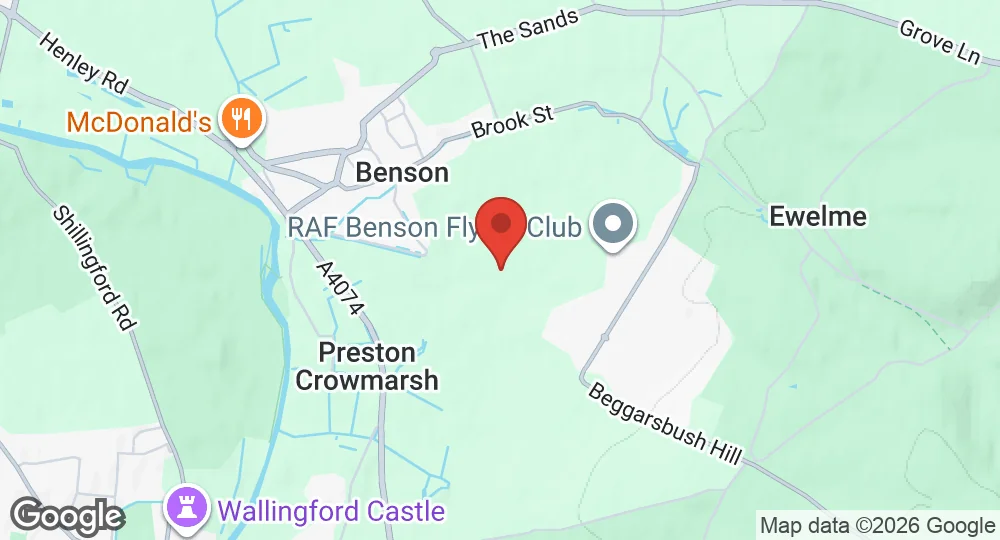 Map of RAF Benson