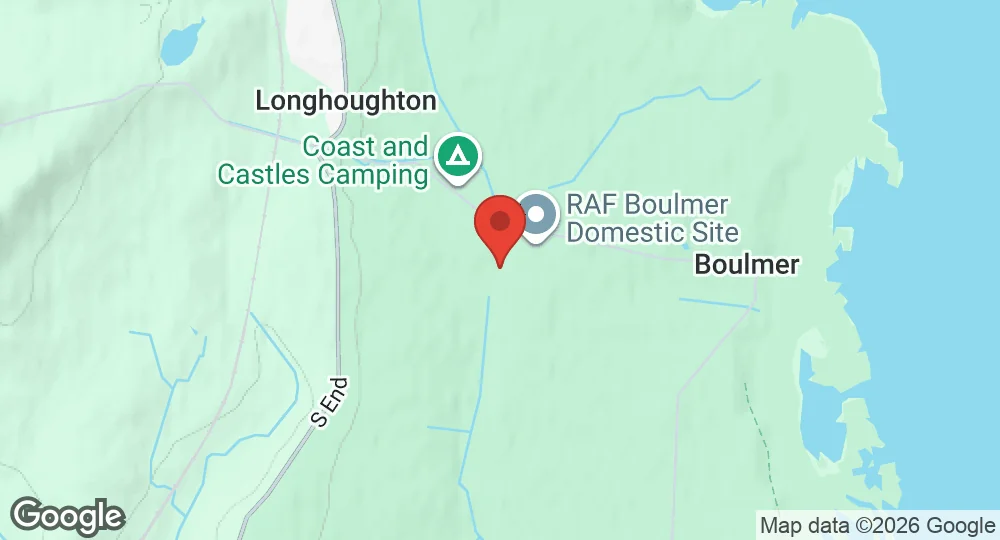 Map of RAF Boulmer
