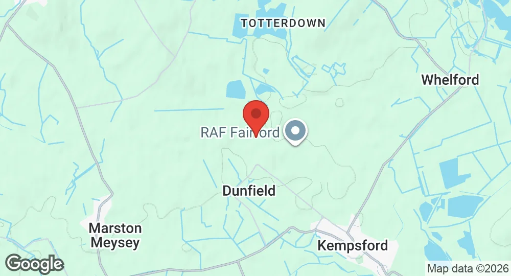 Map of RAF Fairford