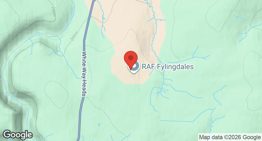 Map of RAF Fylingdales