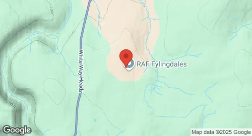 Mapa de RAF Fylingdales