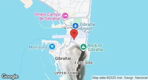 Mapa de RAF Gibraltar