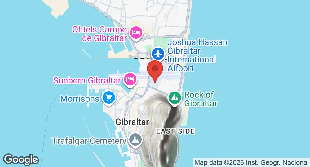 Map of RAF Gibraltar