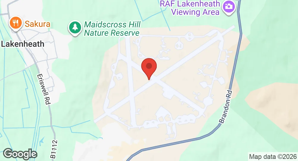Map of RAF Lakenheath