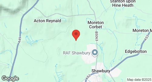 Mapa de RAF Shawbury