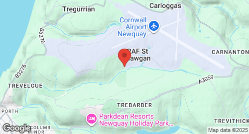 Map of RAF St Mawgan