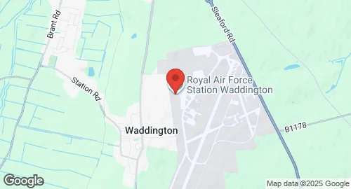 Mapa de RAF Waddington