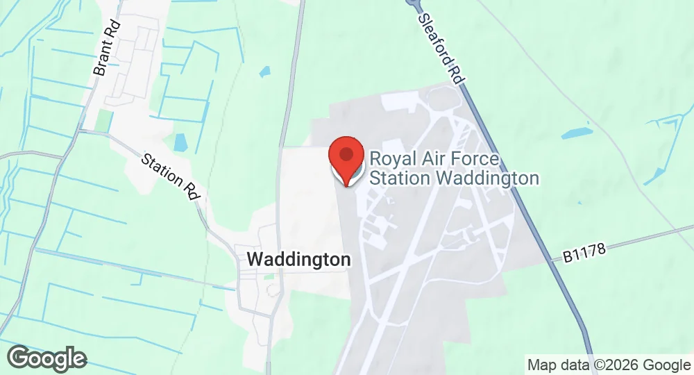 Map of RAF Waddington