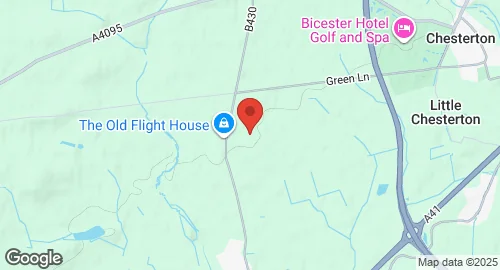 Mapa de RAF Weston-on-the-Green