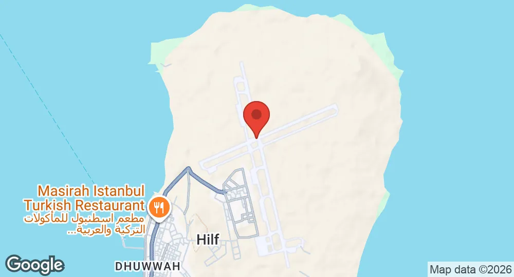 Map of RAFO Masirah