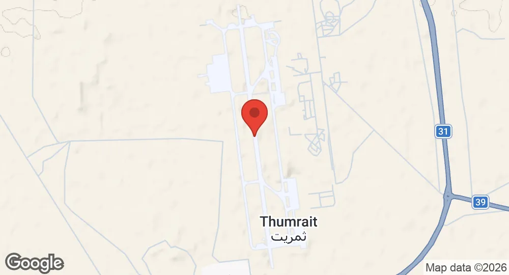 Map of RAFO Thumrait