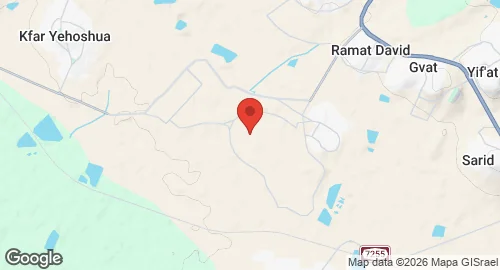 Map of Ramat David Airbase