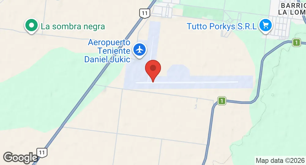 Map of Reconquista Air Base