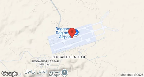 Map of Reggane Air Base