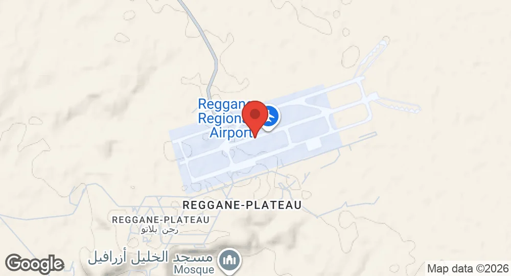 Map of Reggane Air Base