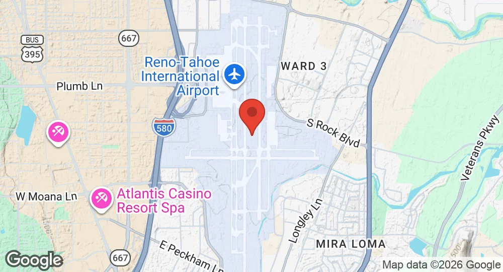 Map of Reno Air National Guard Base