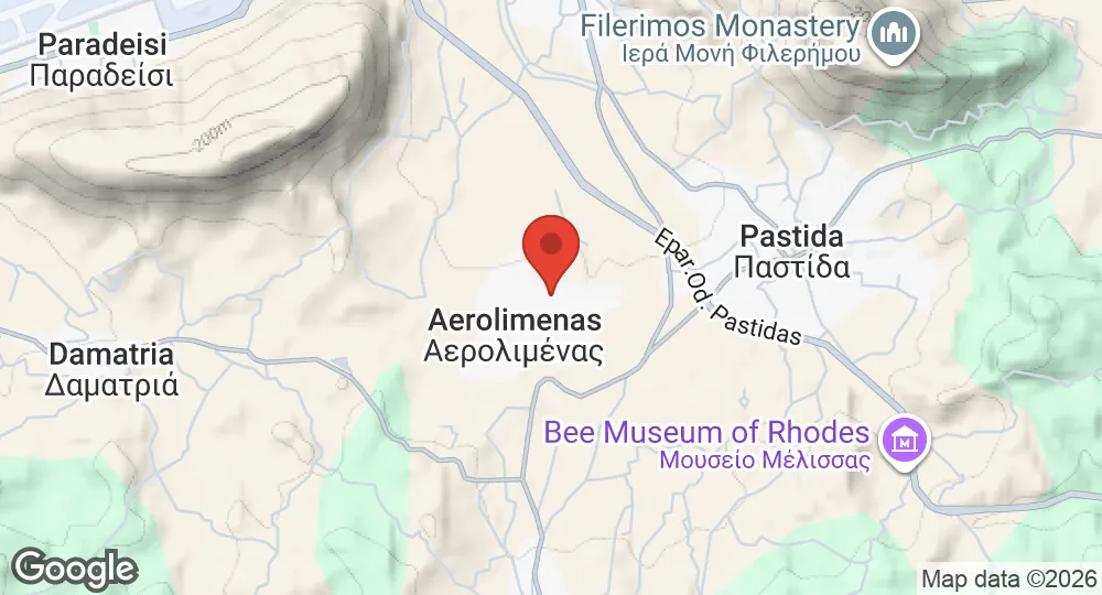 Map of Rhodes Air Base