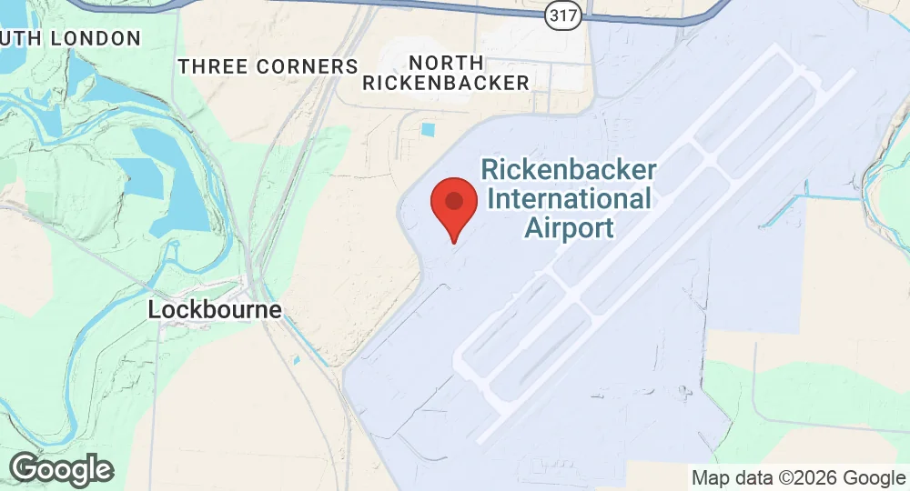Map of Rickenbacker Air National Guard Base