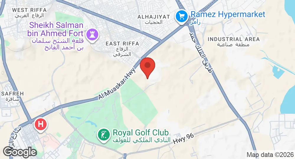 Map of Riffa Air Base
