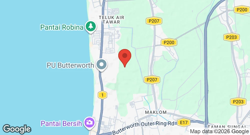 Map of RMAF Butterworth