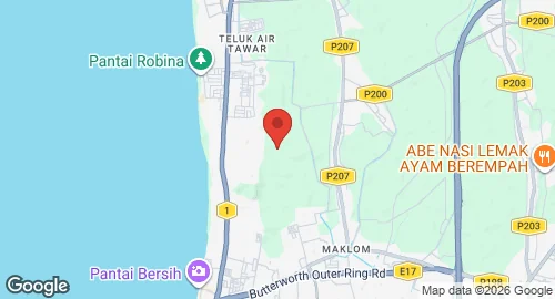 Map of RMAF Butterworth