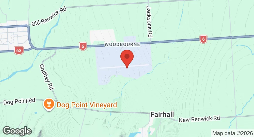 Map of RNZAF Base Woodbourne