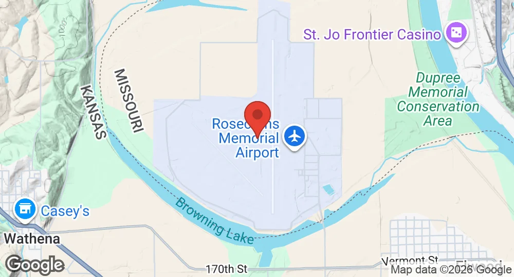 Map of Rosecrans Air National Guard Base