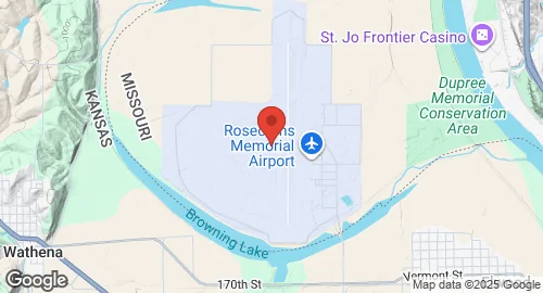 خريطة Rosecrans Air National Guard Base