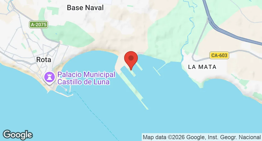 Map of Rota Naval Station