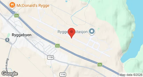 Map of Rygge Air Station