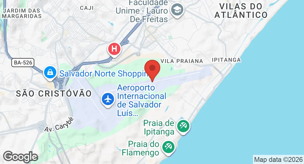 Map of Salvador Air Force Base
