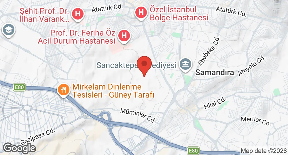 Map of Samandıra Army Air Base