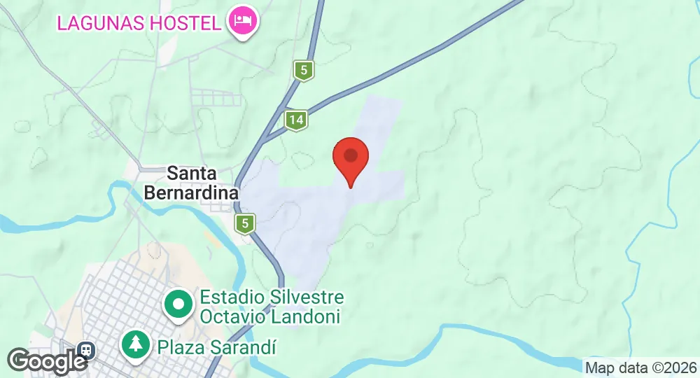 Map of Santa Bernardina Air Base